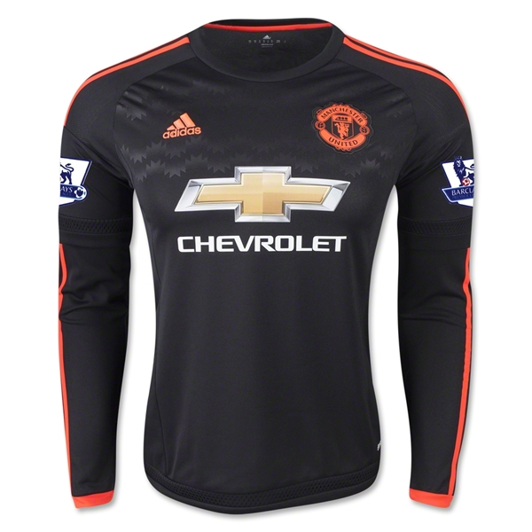 Manchester United LS Third 2015-16 ANDER HERRERA #21 Soccer Jersey - Click Image to Close